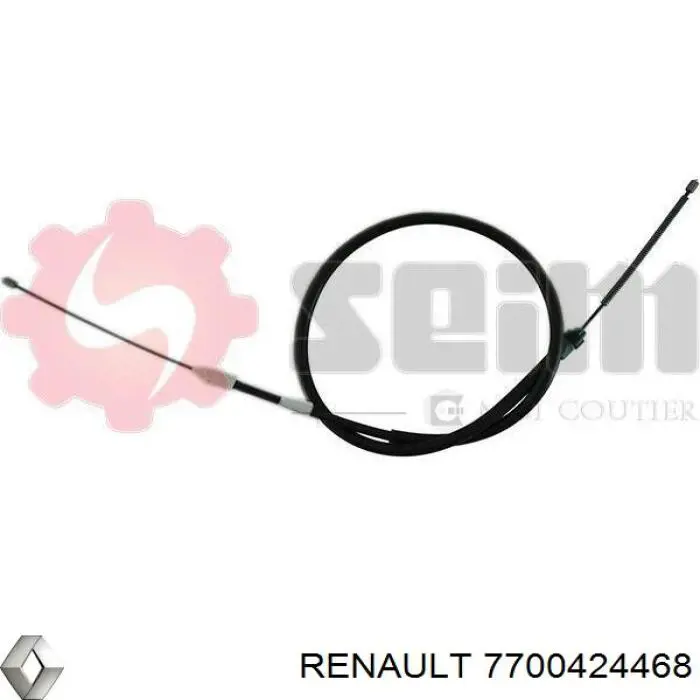 Задний трос ручника Renault (RVI) 7700424468 цена, от 6.23 USD
