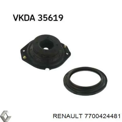 Опорный подшипник амортизатора 7700424481 Renault (RVI)