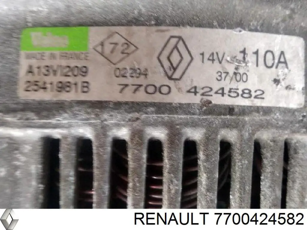 7700424582 Renault (RVI) генератор