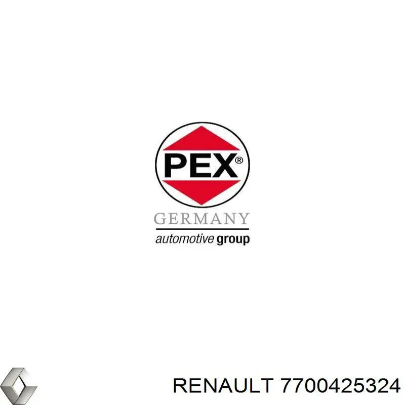 Задний трос ручника 7700425324 Renault (RVI)