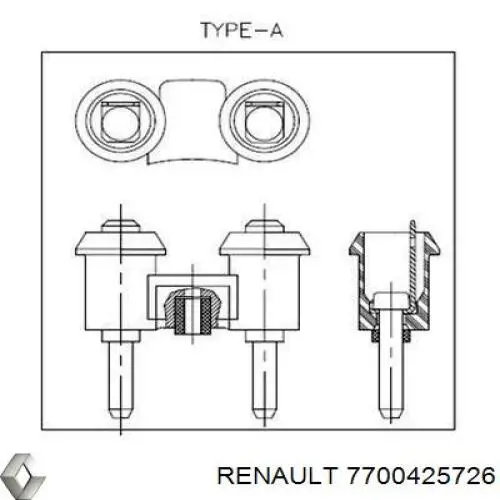 Автомобильный клаксон Renault (RVI) 7700425726 цена, от 11.02 USD