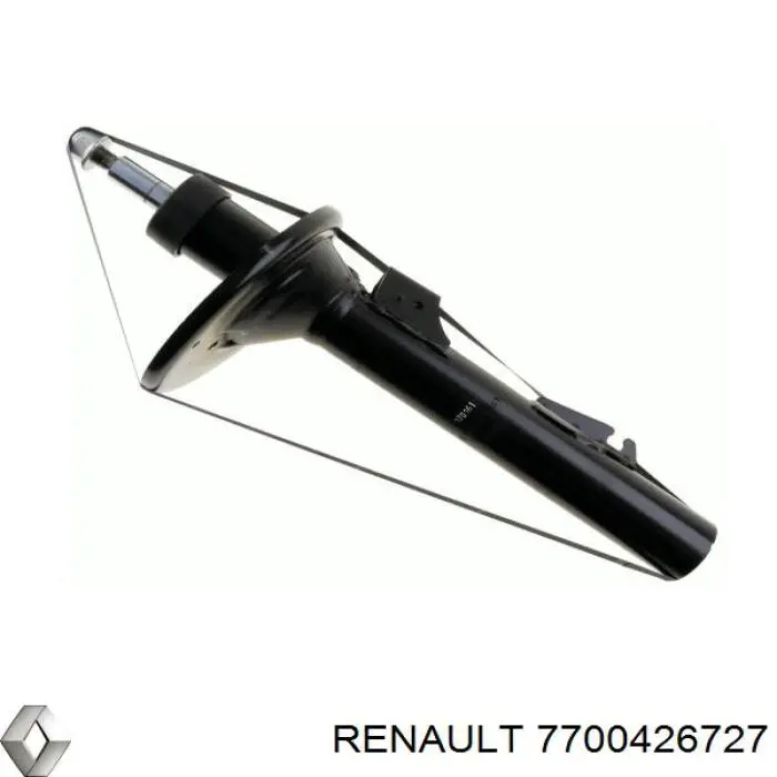 7700426727 Renault (RVI) амортизатор задний