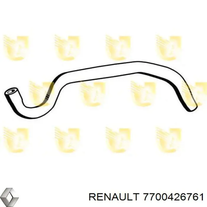 Нижний шлаг радиатора охлаждения 7700426761 Renault (RVI)