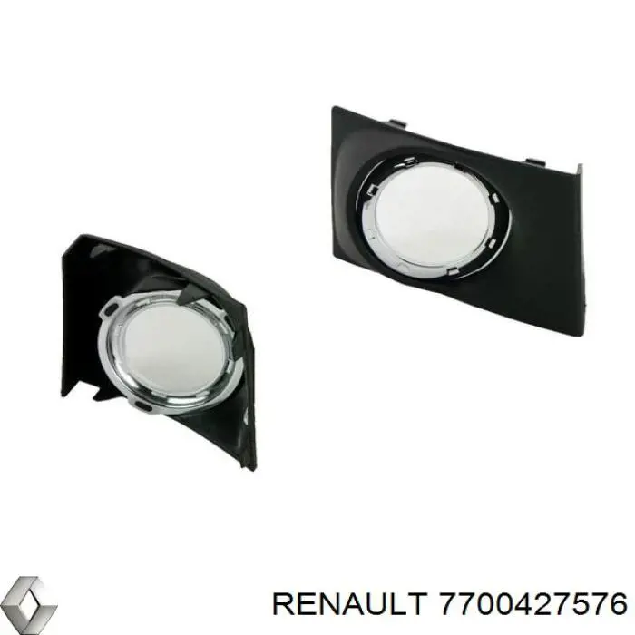 7700427576 Renault (RVI) Молдинг заднего бампера, левый