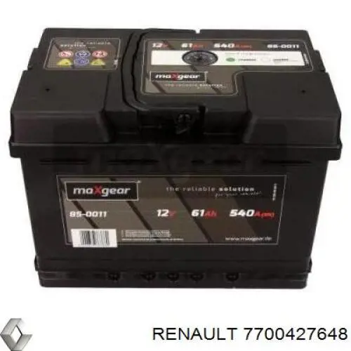 Аккумулятор Renault (RVI) 7700427648