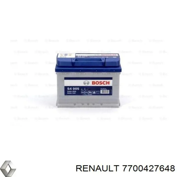 Купить Аккумулятор Renault (RVI) 60 А/ч (7700427648)