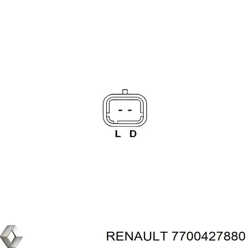 Автомобильный генератор Renault (RVI) 7700427880 цена, от 93.06 USD