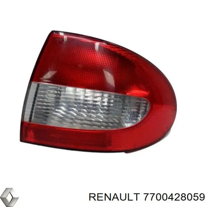 Фонарь задний правый внешний 7700428059 Renault (RVI)