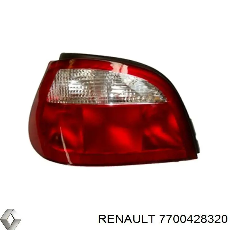 Задняя левая фара Renault (RVI) 7700428320 цена, от 36.37 USD