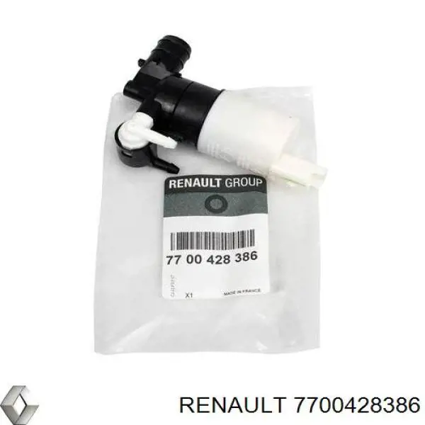 Купить 7700428386 Renault (RVI) Моторчик омывателя переднего стекла