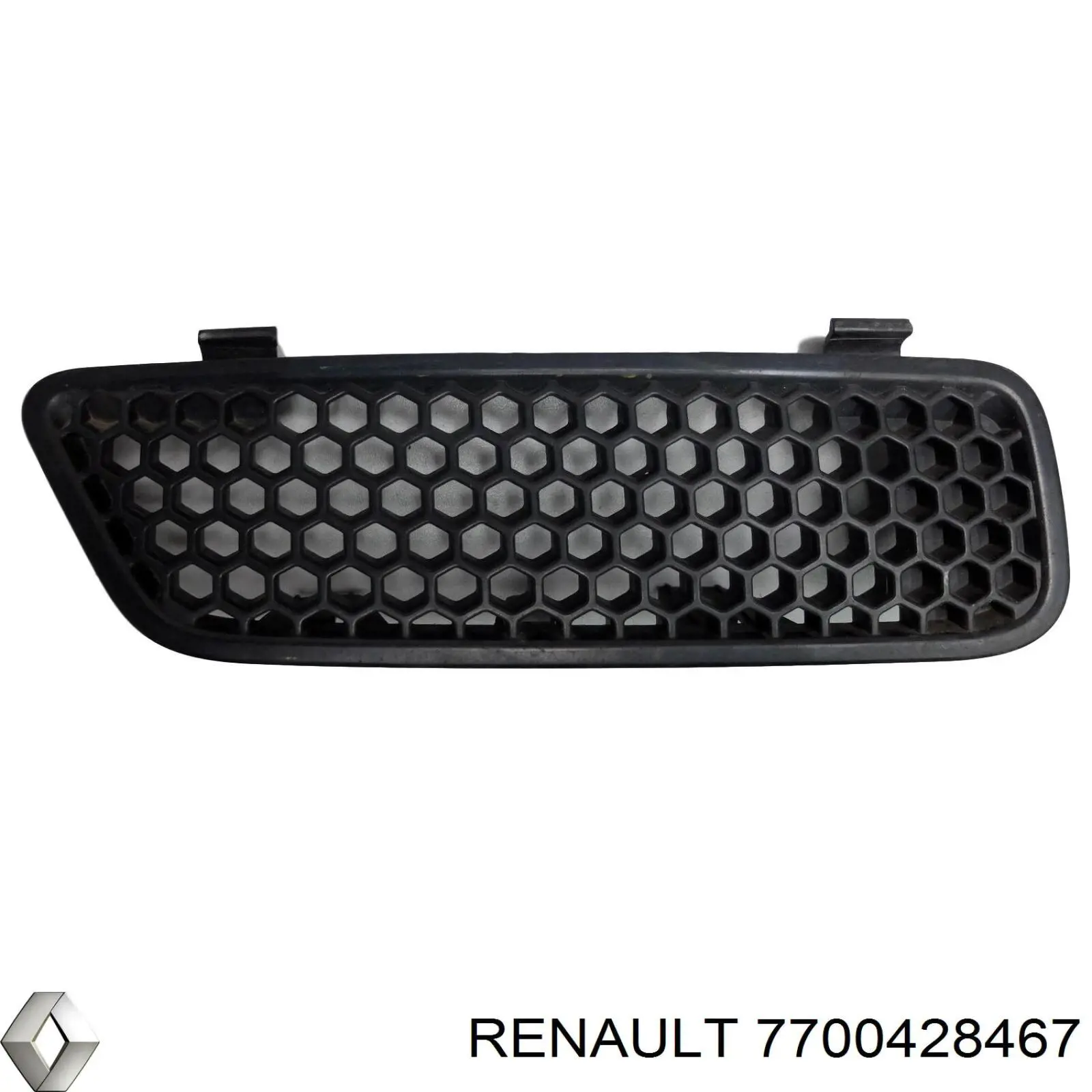 Решетка радиатора правая 7700428467 Renault (RVI)