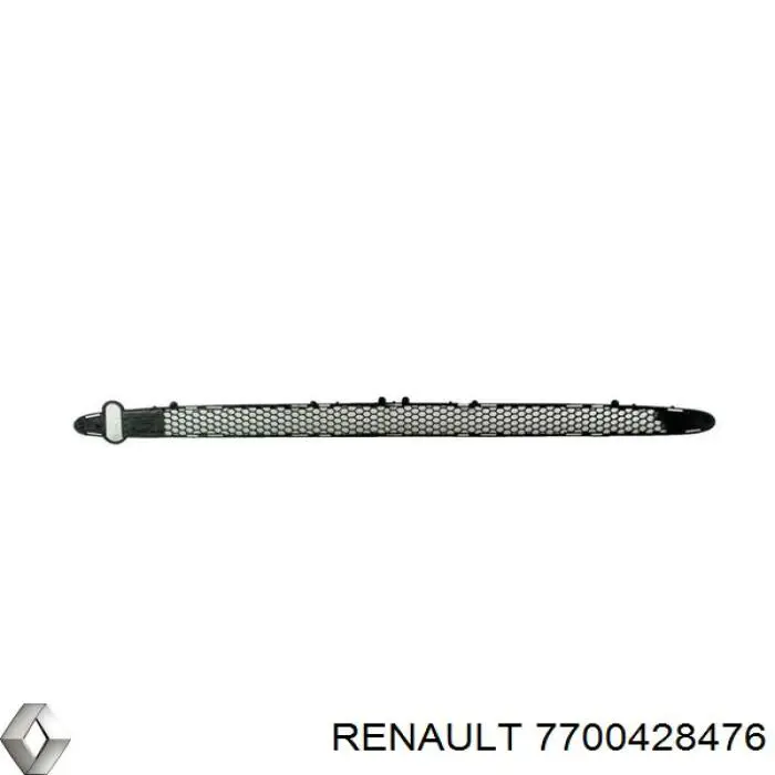 Купить 7700428476 Renault (RVI) Молдинг бампера переднего левый