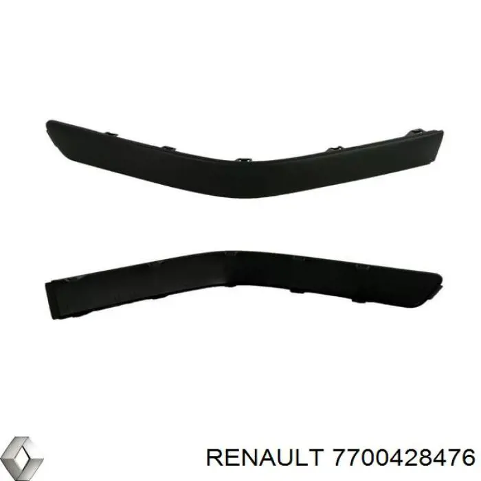 Молдинг бампера переднего левый 7700428476 Renault (RVI)