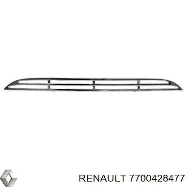 7700428477 Renault (RVI) Молдинг бампера переднего правый