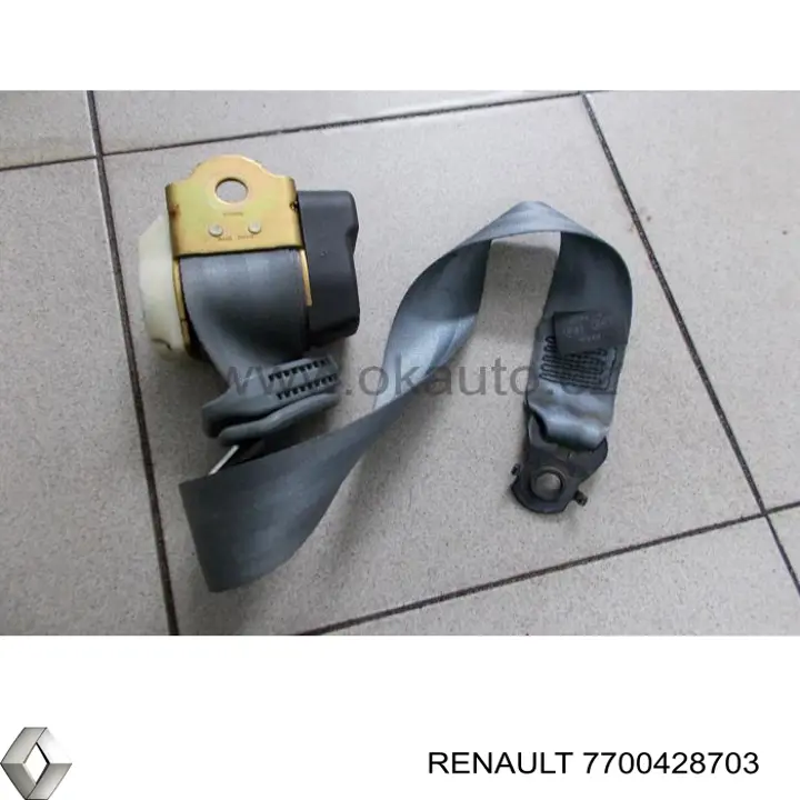 Ремень безопасности задний 7700428703 Renault (RVI)