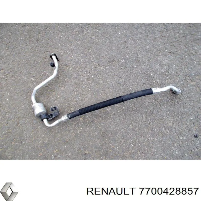7700428857 Renault (RVI) mangueira de aparelho de ar condicionado, desde o vaporizador até o compressor