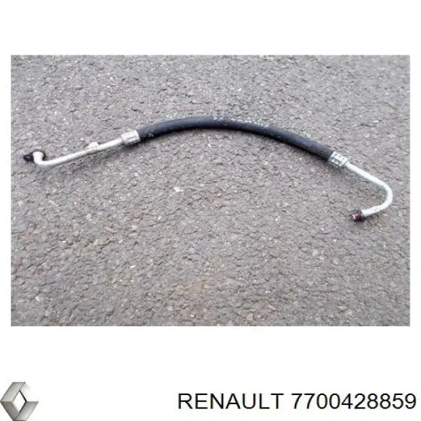 7700428859 Renault (RVI) mangueira de aparelho de ar condicionado, desde o compressor até o radiador