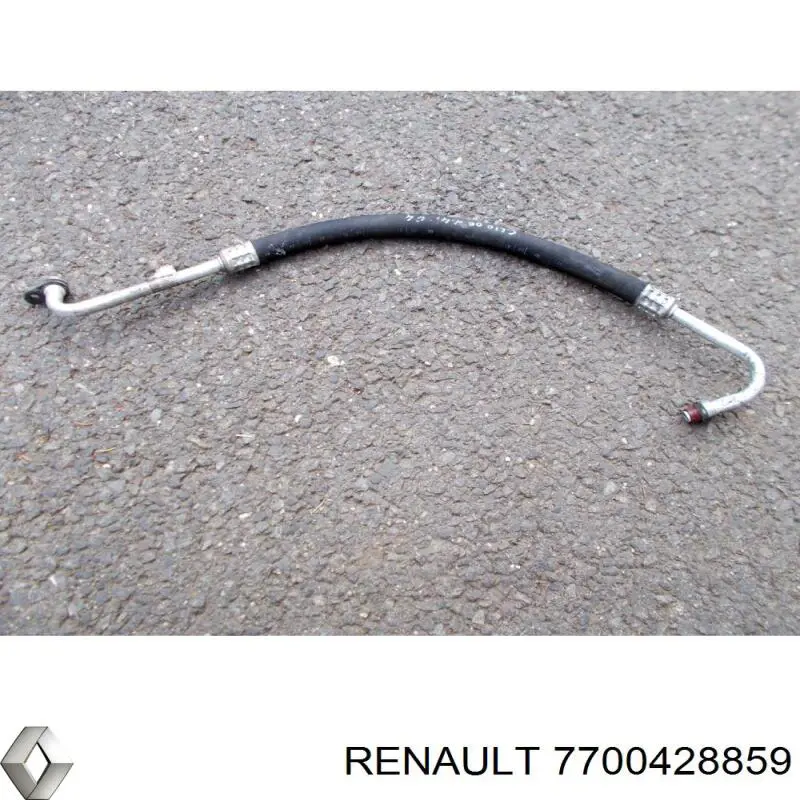 Шланг кондиционера, от компрессора к радиатору 7700428859 Renault (RVI)