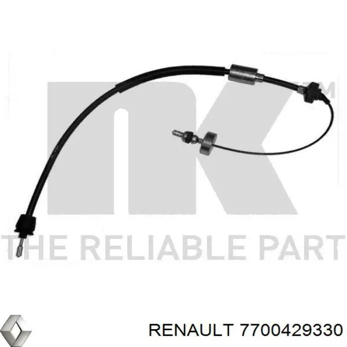 Купить 7700843188 Renault (RVI) Трос сцепления