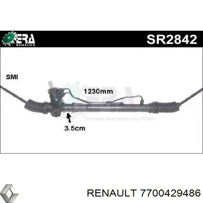 Купить 7700429486 Renault (RVI) Рулевая рейка