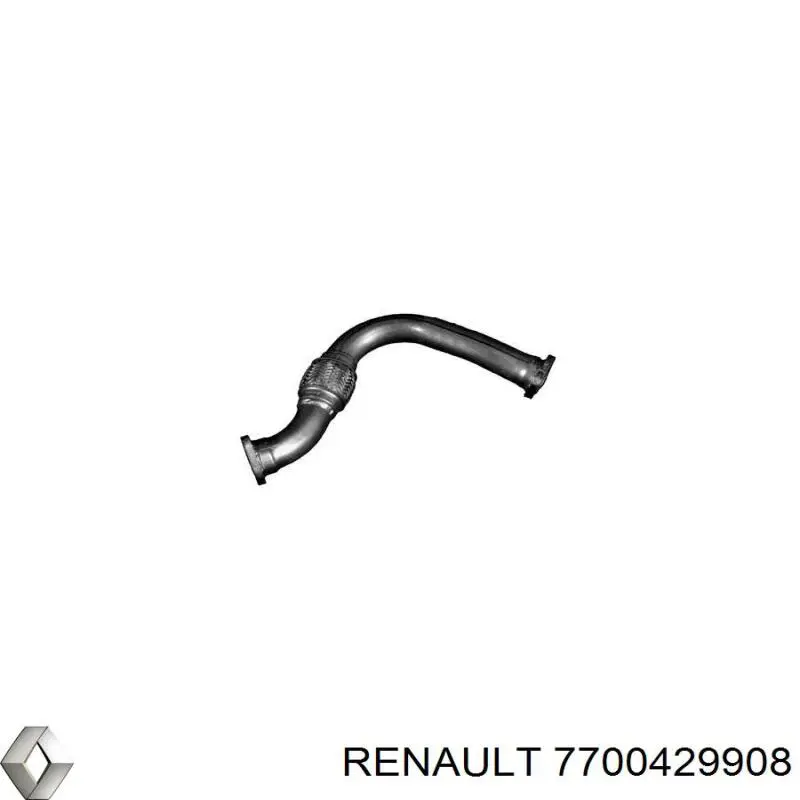 Приёмная труба 7700429908 Renault (RVI)