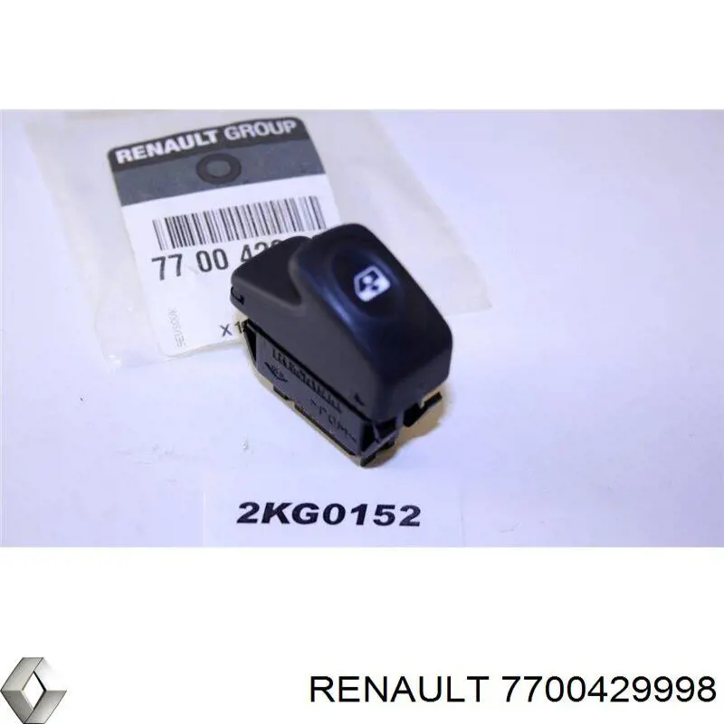Купить 7700429998 Renault (RVI) Кнопка включения мотора стеклоподъемника передняя левая