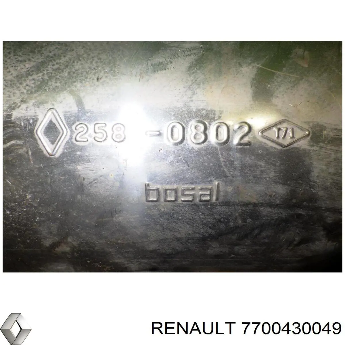 Купить 7700430049 Renault (RVI) Глушитель задний
