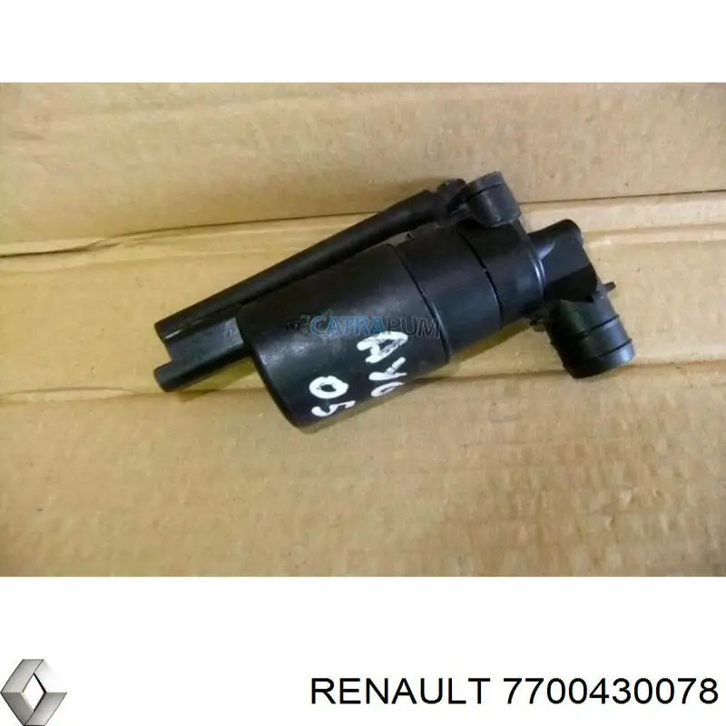 Bomba de limpiaparabrisas delantera 7700430078 Renault (RVI)