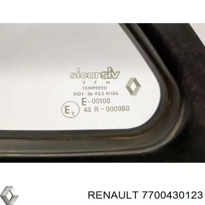 Окно задней двери Renault (RVI) 7700430123 цена, от 31.02 USD