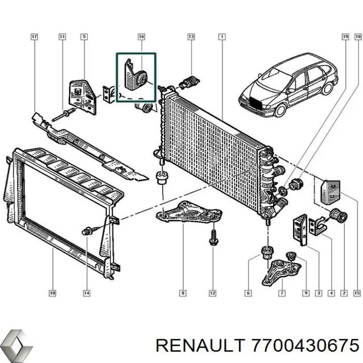 7700430675 Renault (RVI) 