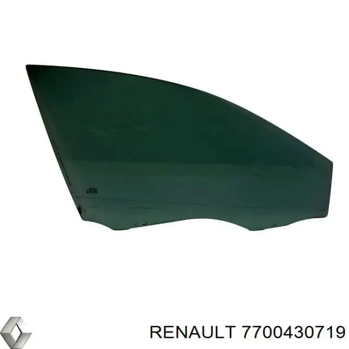 Стекло заднее левое Renault (RVI) 7700430719