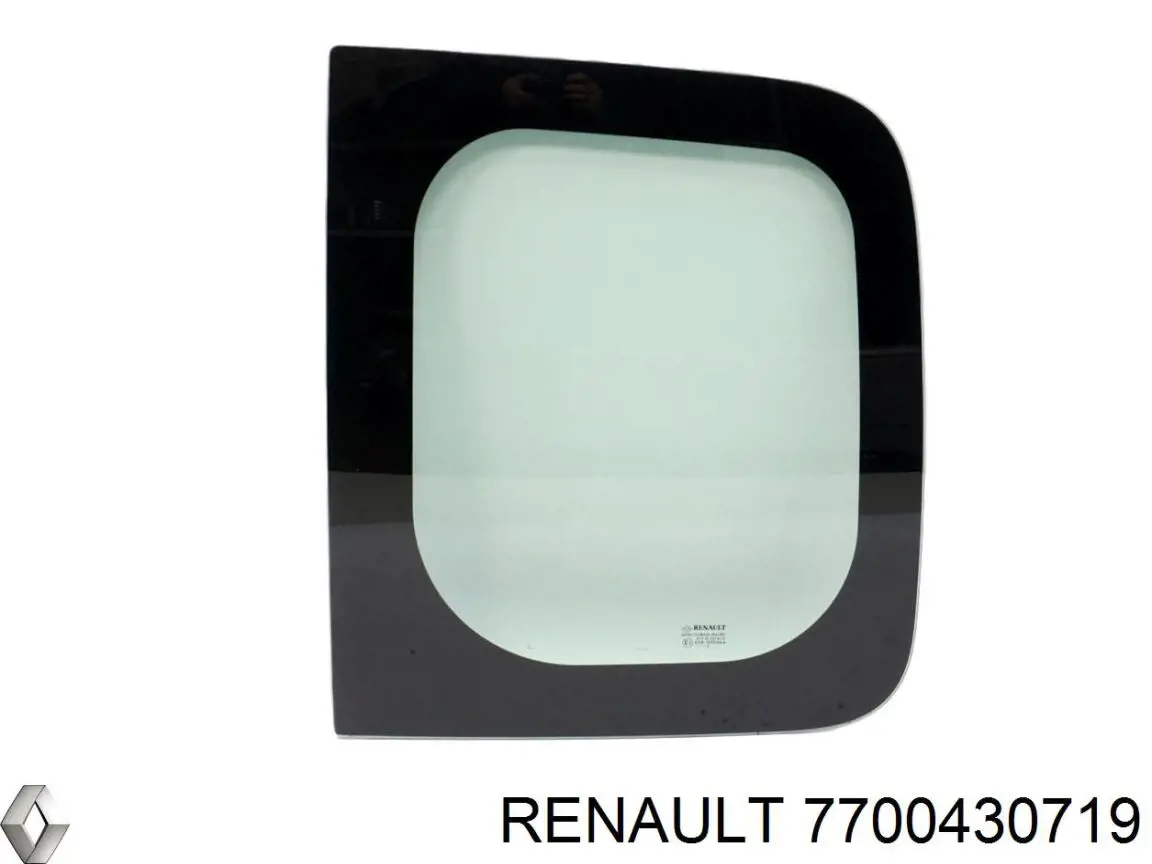 Стекло двери задней левой 7700430719 Renault (RVI)