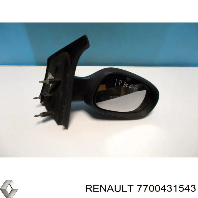Правое зеркало 7700431543 Renault (RVI)