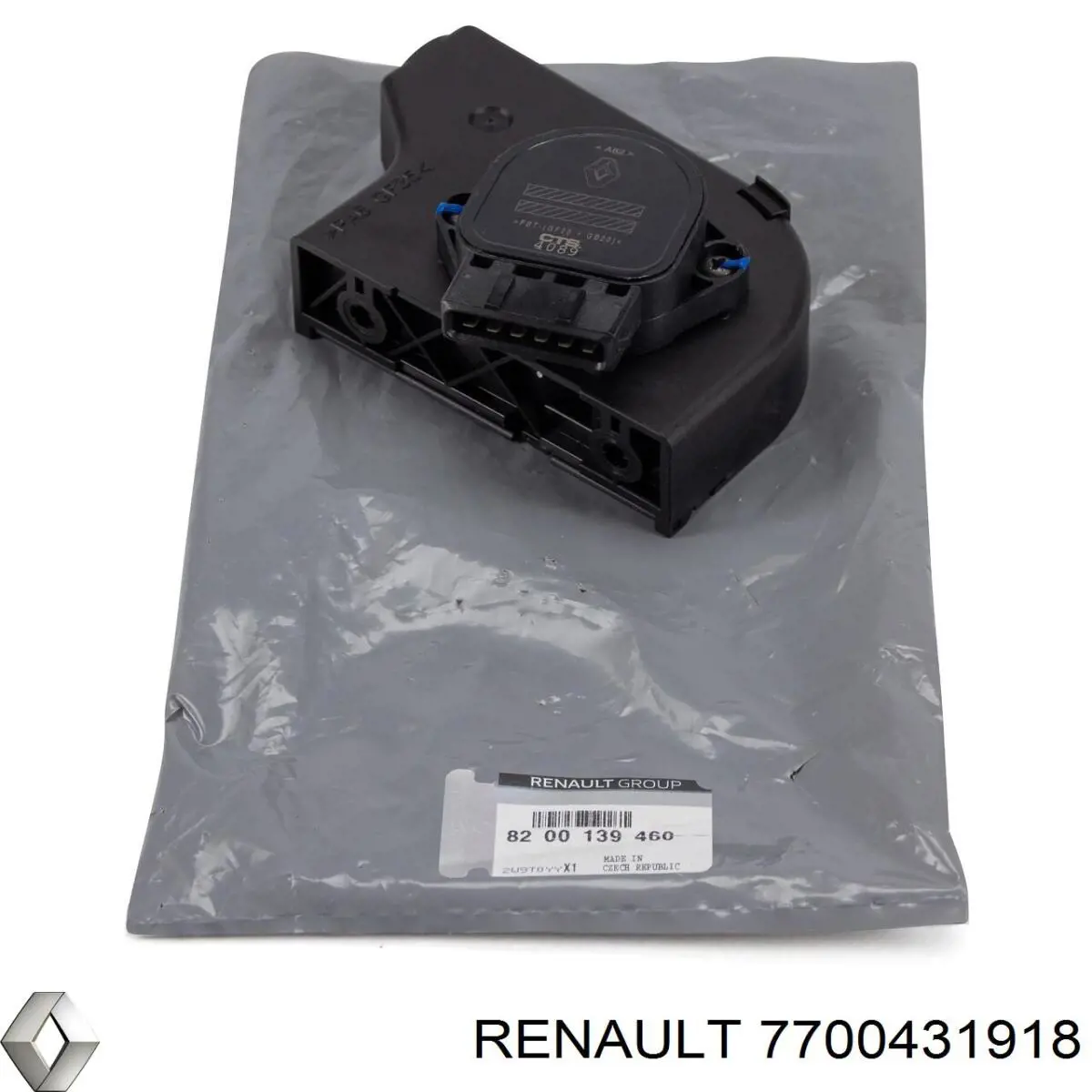 Купить 7700431918 Renault (RVI) Датчик положения педали акселератора (газа)