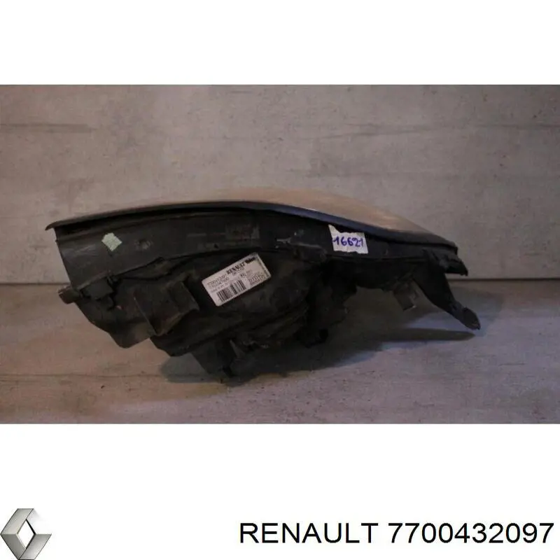 Фара правая Renault (RVI) 7700432097