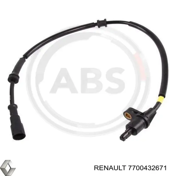 Датчик АБС задний правый 7700432671 Renault (RVI)