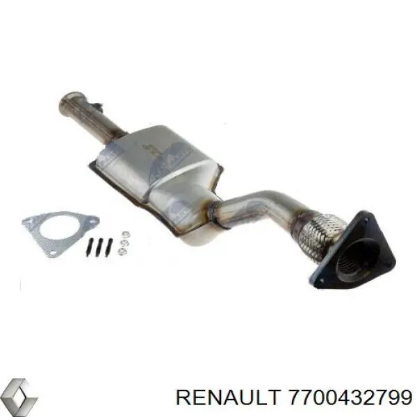 Приёмная труба 7700432799 Renault (RVI)