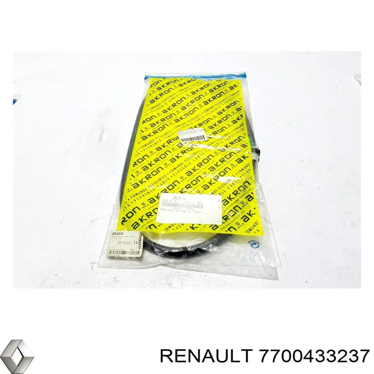 Трос ручника 7700433237 Renault (RVI)