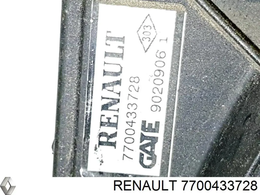 Диффузор вентилятора Renault (RVI) 7700433728