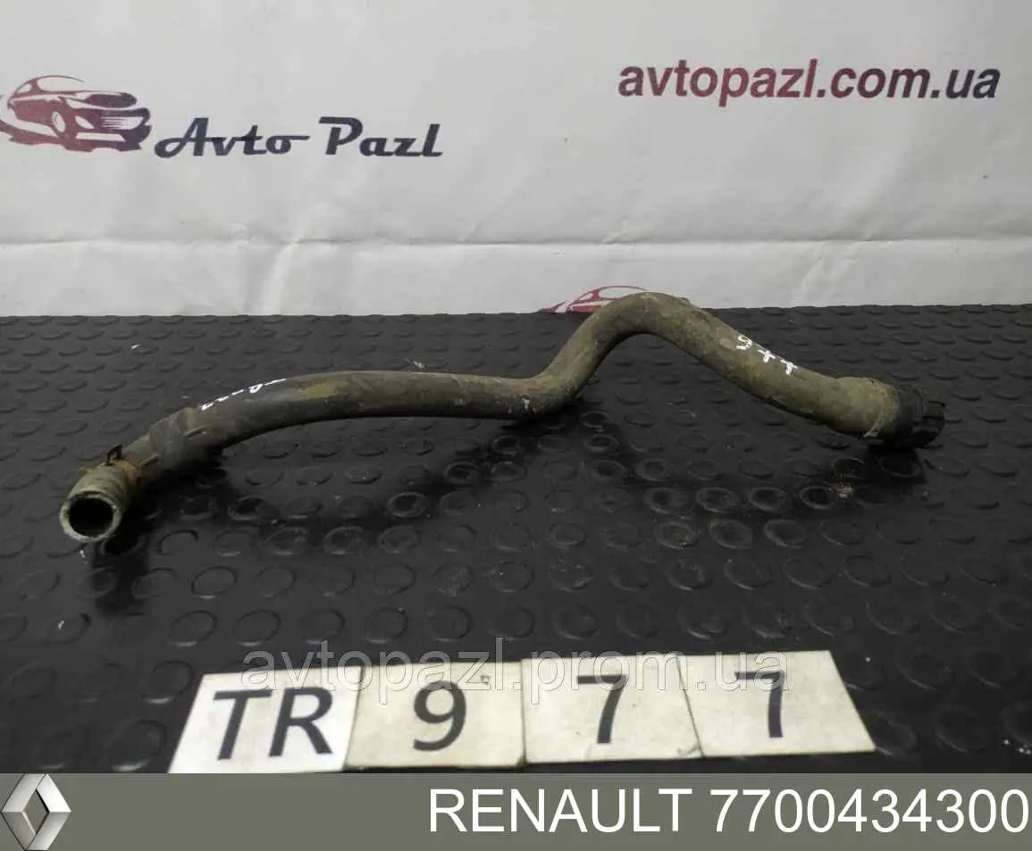 Шланг радиатора отопителя (печки), подача Renault (RVI) 7700434300