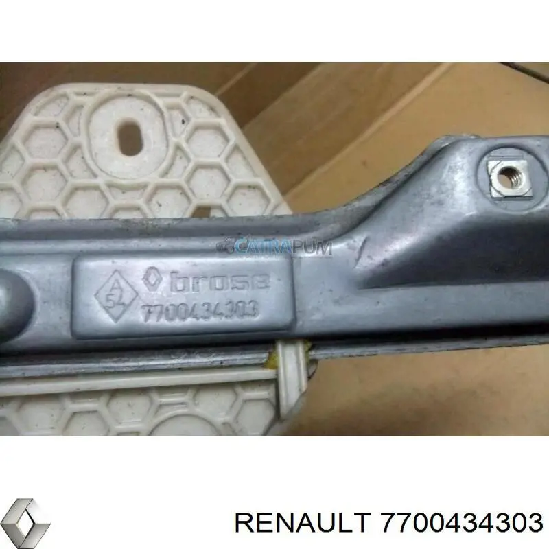 Купить 7700434303 Renault (RVI) Механизм стеклоподъемника двери задней левой
