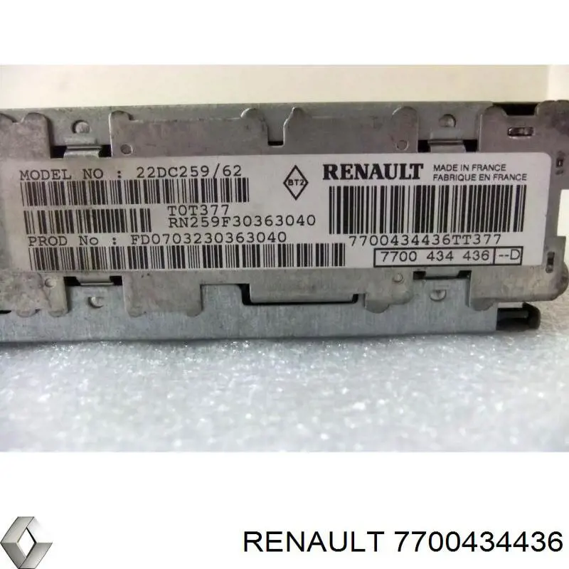 7700434436 Renault (RVI) Радиоприемник