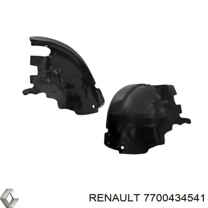 Подкрылок крыла переднего левый задний Renault (RVI) 7700434541 цена, от 9.73 USD