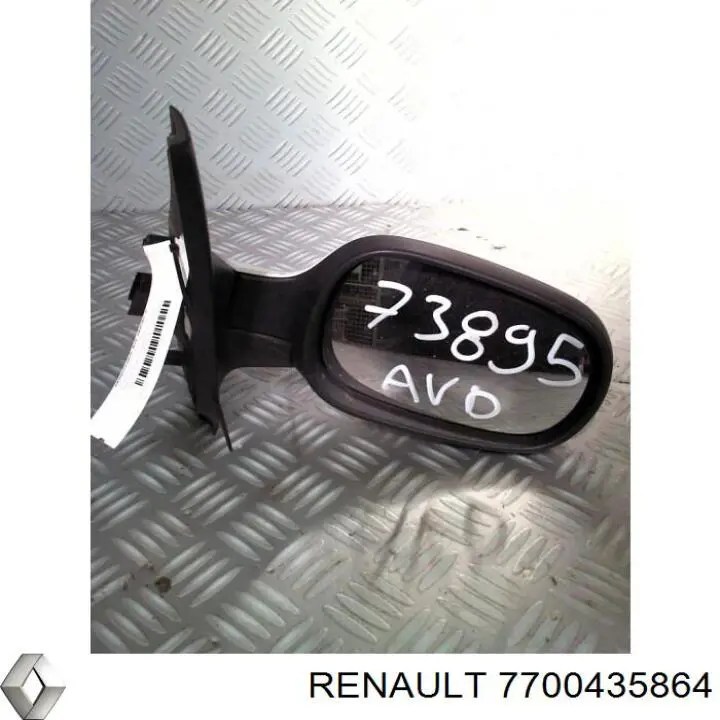 Правое зеркало 7700435864 Renault (RVI)