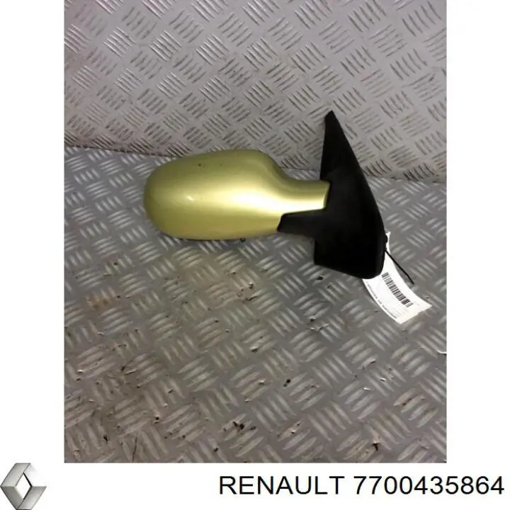 Правое боковое зеркало 7700435864 Renault (RVI)