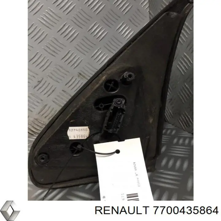 Наружное зеркало правое Renault (RVI) 7700435864 цена, от 31.09 USD