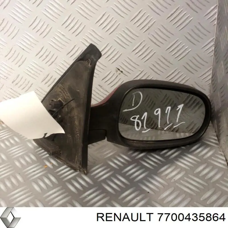 Правое боковое зеркало Renault (RVI) 7700435864