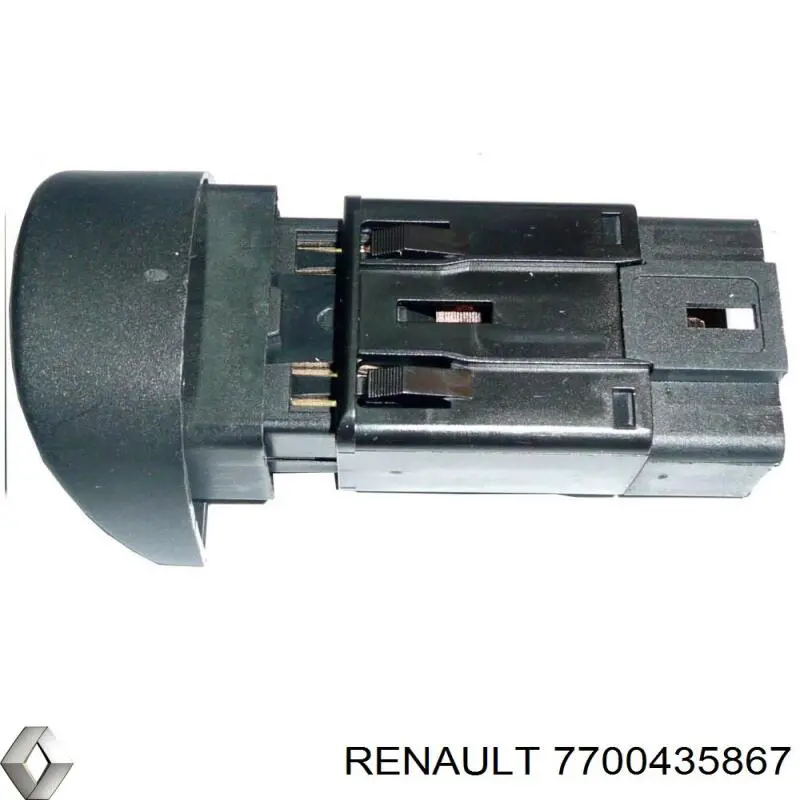 7700435867 Renault (RVI) botão de ativação do sinal de emergência