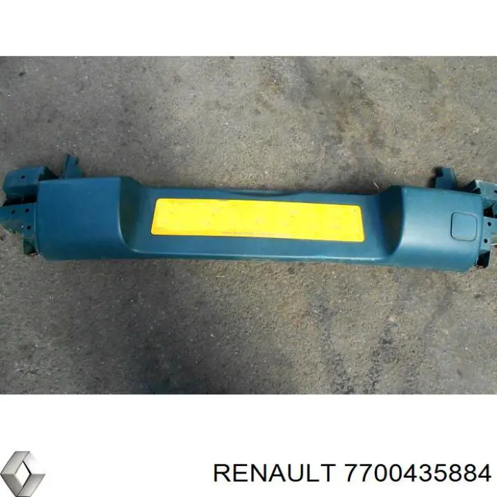 Parachoques trasero, parte central 7700435884 Renault (RVI)