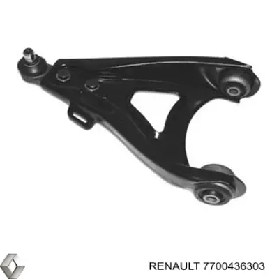 Правый рычаг передней нижней подвески Renault (RVI) 7700436303 цена, от 36.35 USD